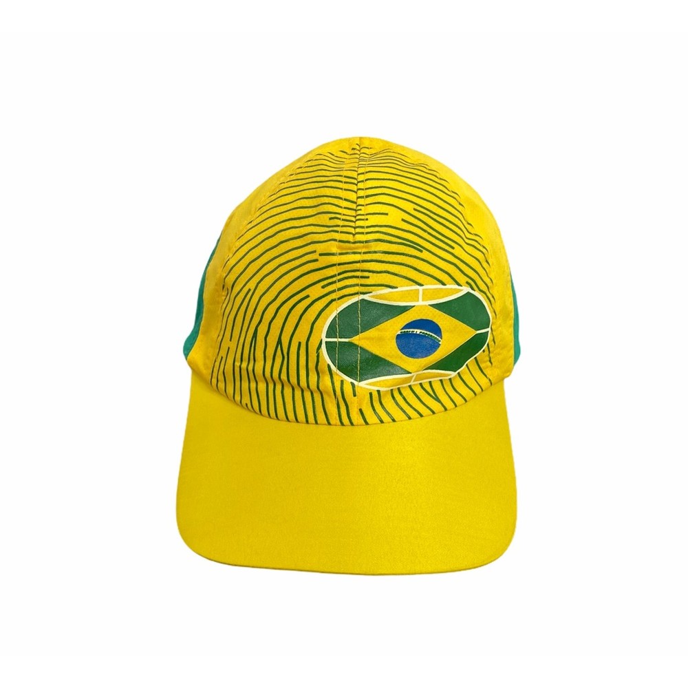 Brazil Soccer Strapback Adjustable Hat Cap